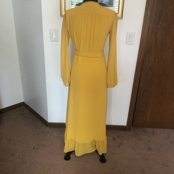 Iorane Dress Wrap Mustard - Picture 9 of 11